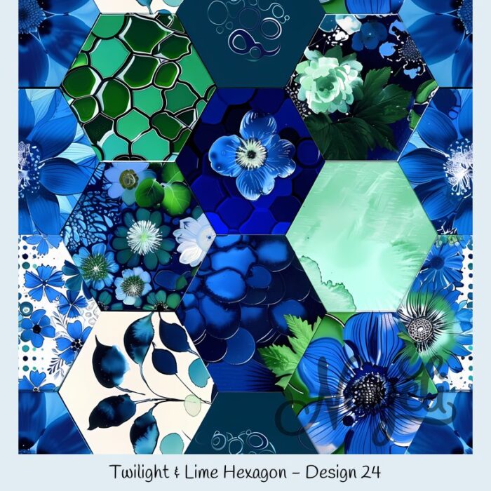 Twilight & Lime Hexagon – Bild 25