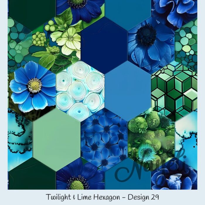 Twilight & Lime Hexagon – Bild 30