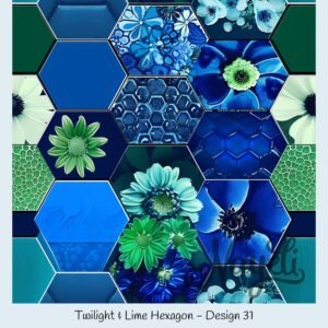 Twilight & Lime Hexagon – Bild 32
