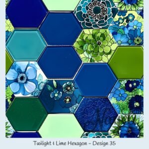 Twilight & Lime Hexagon – Bild 36