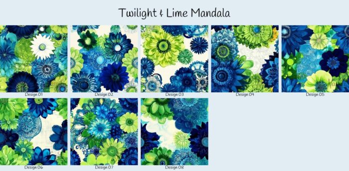 Twilight & Lime Mandala – Bild 1