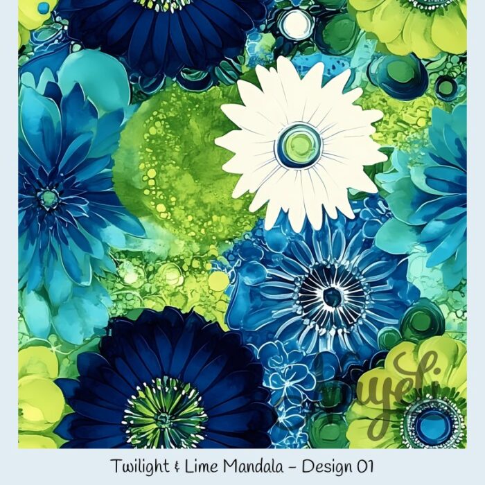 Twilight & Lime Mandala – Bild 2