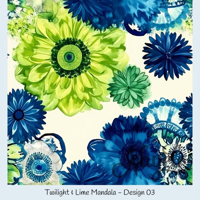 Twilight & Lime Mandala – Bild 4