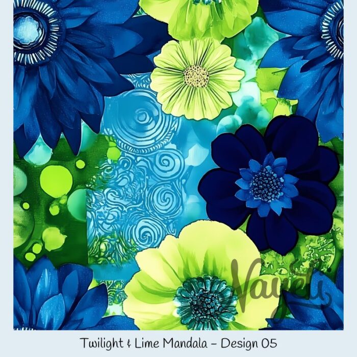 Twilight & Lime Mandala – Bild 6