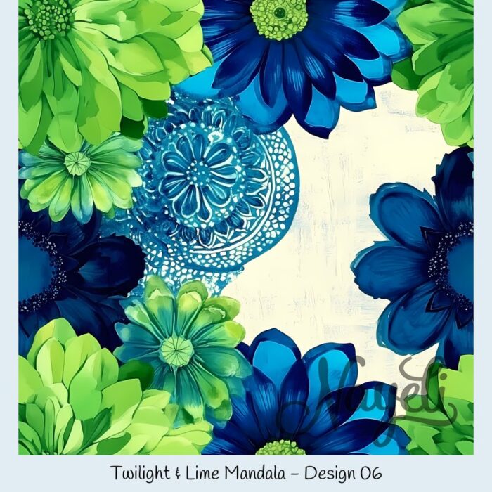 Twilight & Lime Mandala – Bild 7