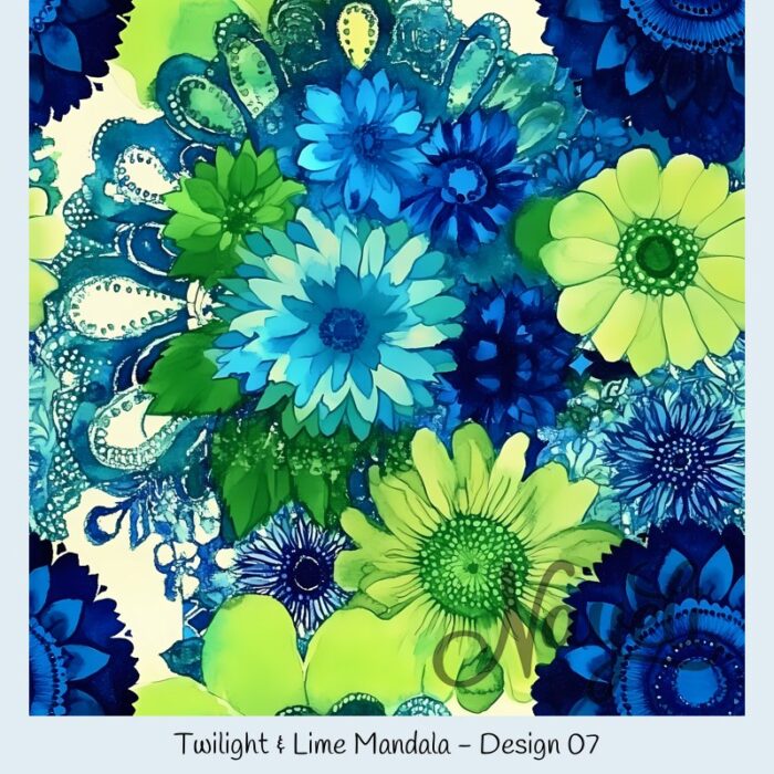 Twilight & Lime Mandala – Bild 8
