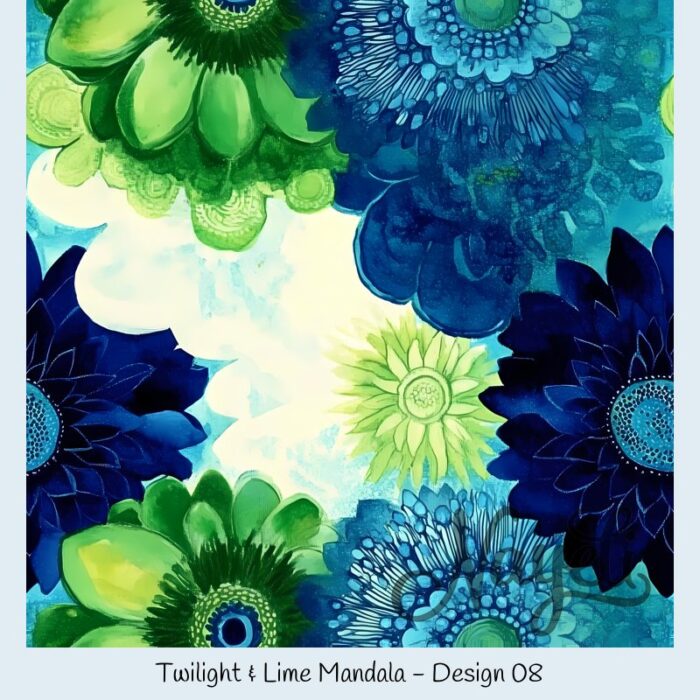 Twilight & Lime Mandala – Bild 9