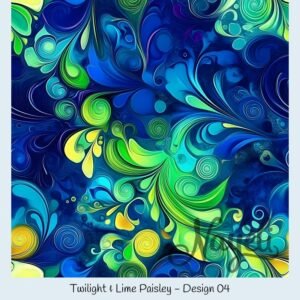 Twilight & Lime Paisley – Bild 5