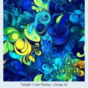 Twilight & Lime Paisley – Bild 21