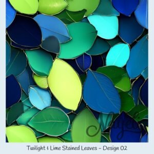 Twilight & Lime Stained Leaves – Bild 3