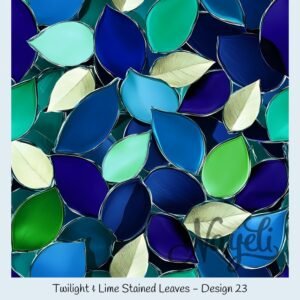 Twilight & Lime Stained Leaves – Bild 24