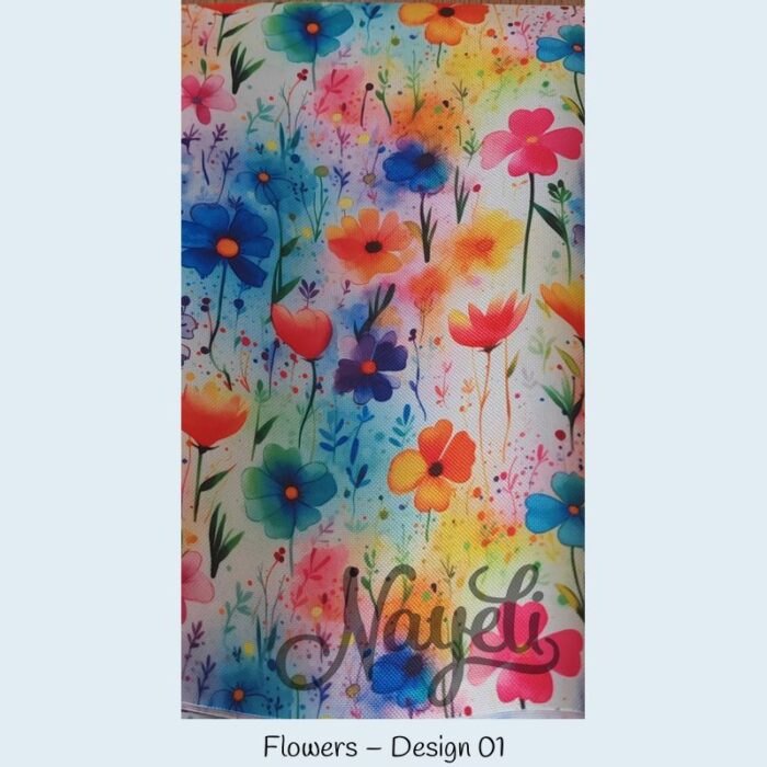 Wasserfester Canvas  Flowers – Bild 2