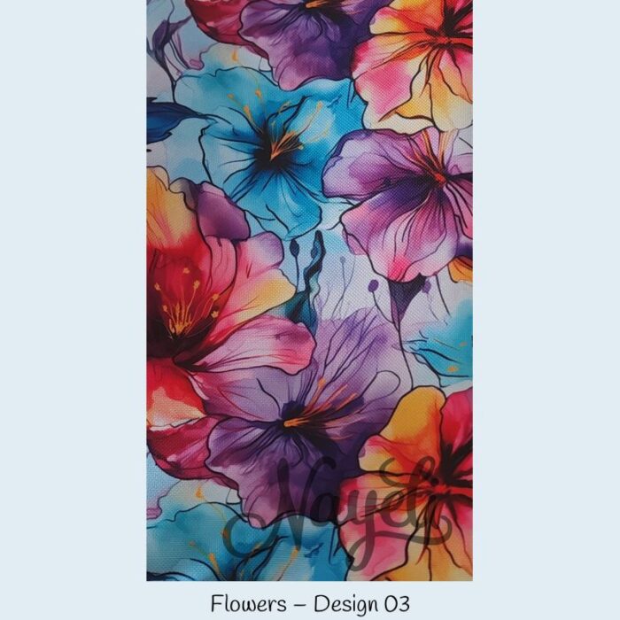 Wasserfester Canvas  Flowers – Bild 4