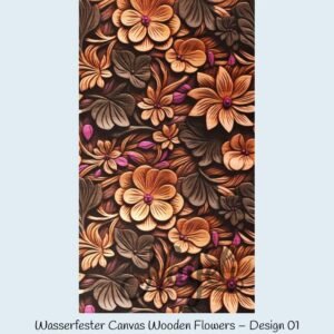 Wasserfester Canvas Wooden Flowers – Bild 2
