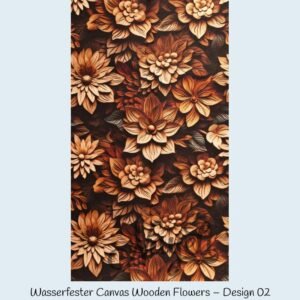 Wasserfester Canvas Wooden Flowers – Bild 3