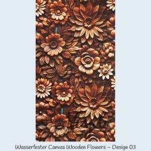 Wasserfester Canvas Wooden Flowers – Bild 4