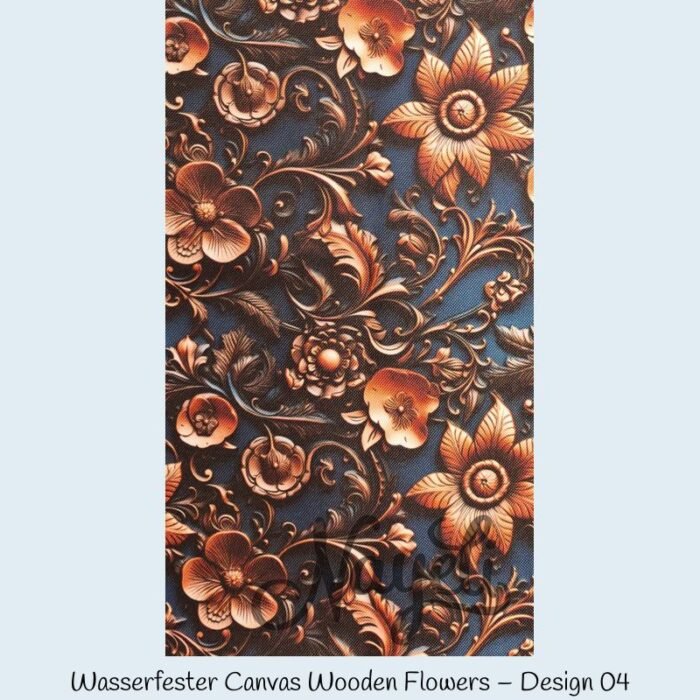 Wasserfester Canvas Wooden Flowers – Bild 5