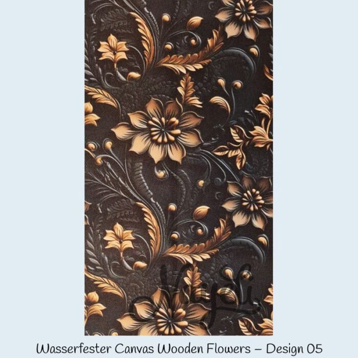 Wasserfester Canvas Wooden Flowers – Bild 6