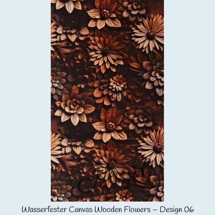 Wasserfester Canvas Wooden Flowers – Bild 7