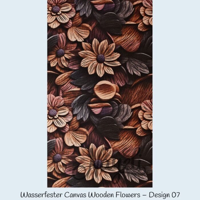 Wasserfester Canvas Wooden Flowers – Bild 8