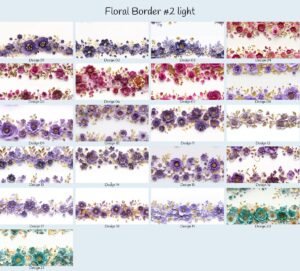 Floral Border #2 light