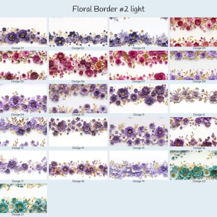 Floral Border #2 light