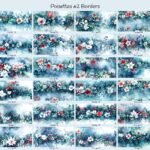 Poinsettia Borders #2