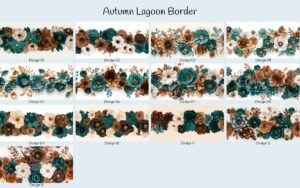 Autumn Lagoon Border