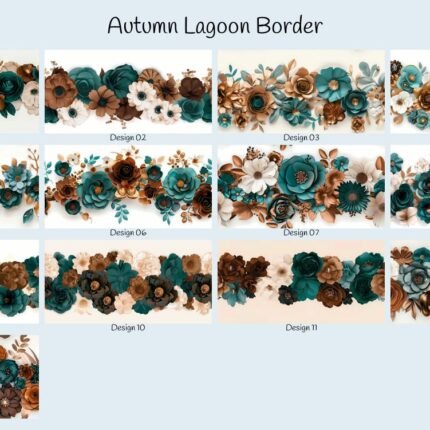 Autumn Lagoon Border