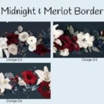 Midnight & Merlot Border