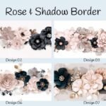 Rose & Shadow Border