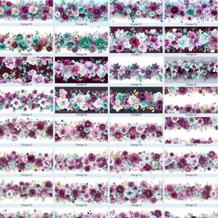 Orchid Sky Border