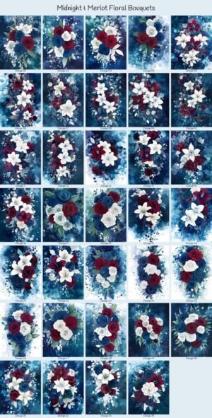 Midnight & Merlot Floral Bouquets