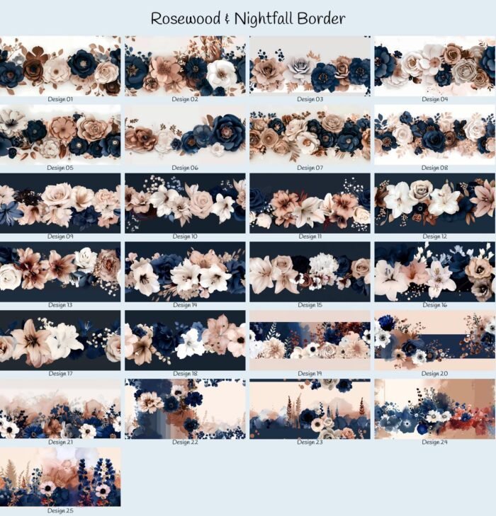 Rosewood & Nightfall Border – Bild 1