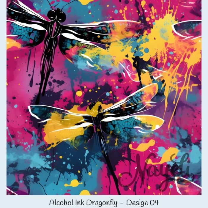 Alcohol Ink Dragonfly – Bild 5