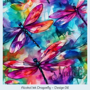 Alcohol Ink Dragonfly – Bild 9