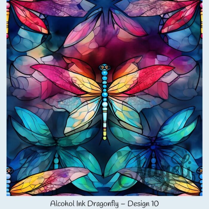 Alcohol Ink Dragonfly – Bild 11
