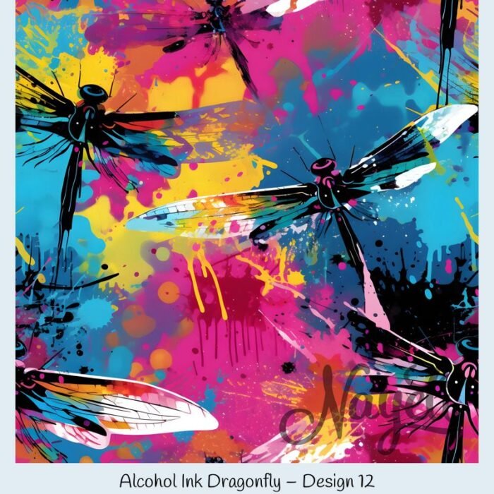 Alcohol Ink Dragonfly – Bild 13