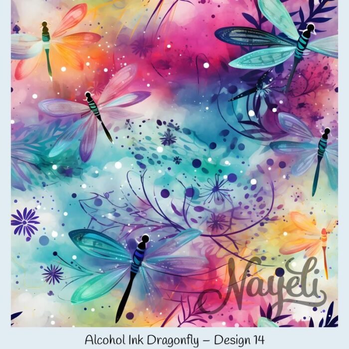 Alcohol Ink Dragonfly – Bild 15
