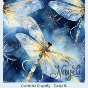 Alcohol Ink Dragonfly – Bild 16
