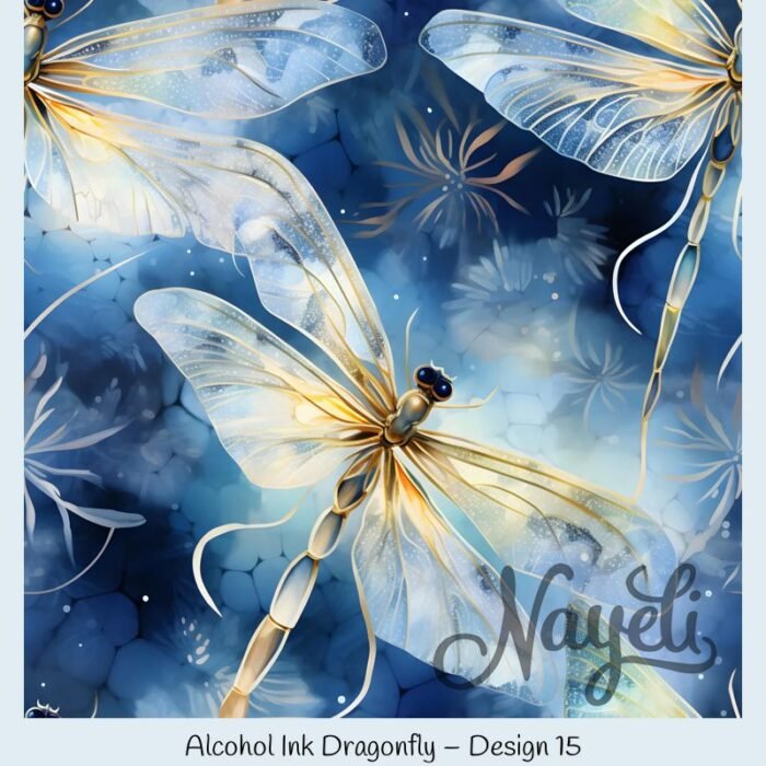 Alcohol Ink Dragonfly – Bild 16