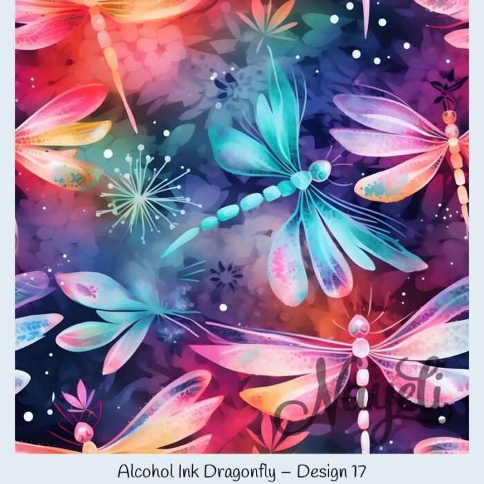 Alcohol Ink Dragonfly – Bild 18