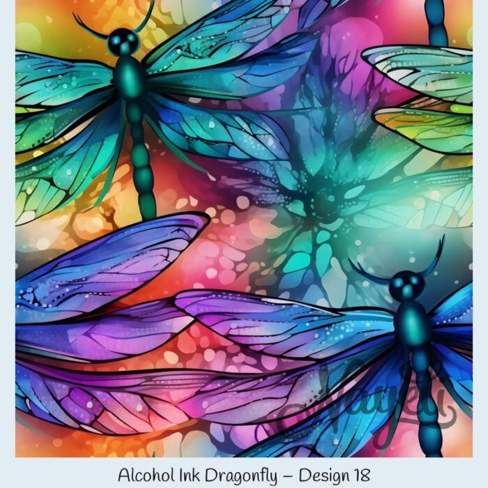 Alcohol Ink Dragonfly – Bild 19