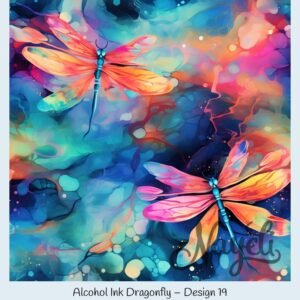 Alcohol Ink Dragonfly – Bild 20