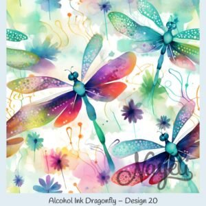 Alcohol Ink Dragonfly – Bild 21