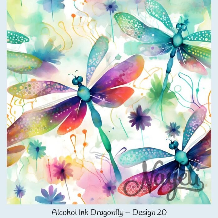 Alcohol Ink Dragonfly – Bild 21