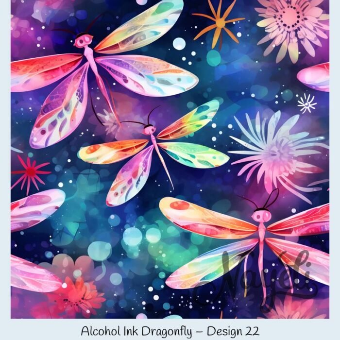 Alcohol Ink Dragonfly – Bild 23