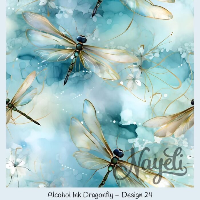 Alcohol Ink Dragonfly – Bild 25