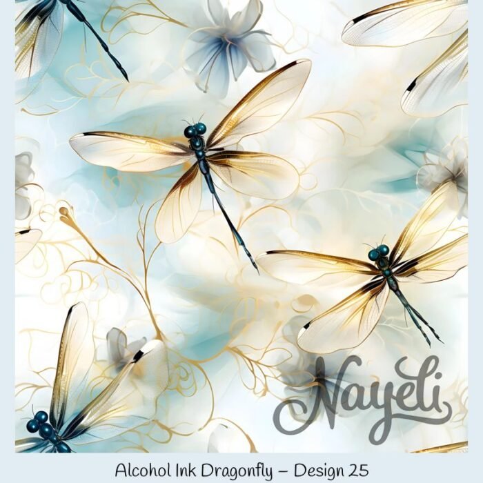 Alcohol Ink Dragonfly – Bild 26