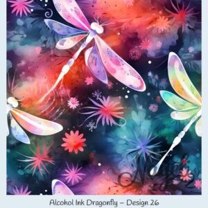 Alcohol Ink Dragonfly – Bild 27
